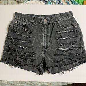 Faded Glory Shorts Gray Grunge, Goth,‎ Punk